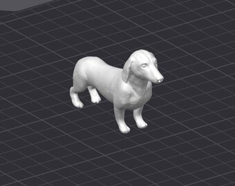 Dachshund Dog Weiner STL 3D Printer File