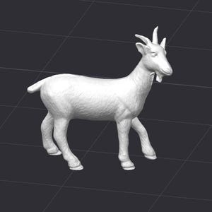 Goat STL 3D Printer File Farm Animal