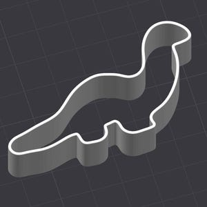 Dinosaur Cookie STL 3D Printer File