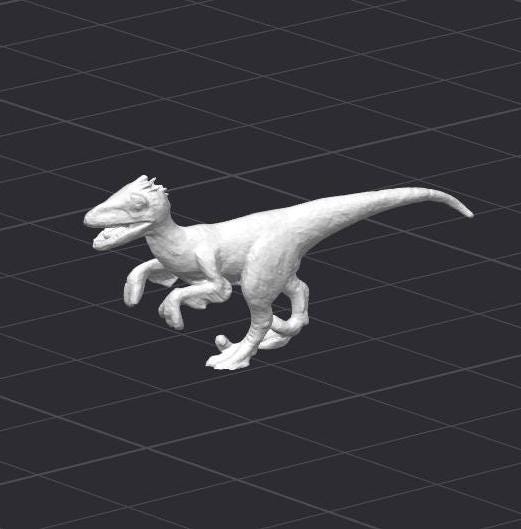 Velociraptor Dinosaur STL 3D Printer File Raptor Jurassic - Etsy Australia