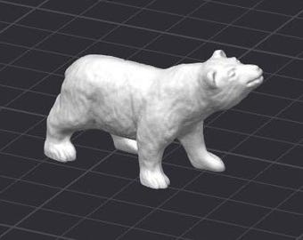 Polar Bear STL 3D Printer File Animal