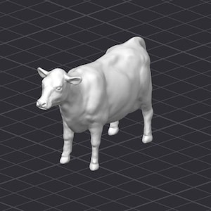 Cow Farm Animal STL 3D Printer File