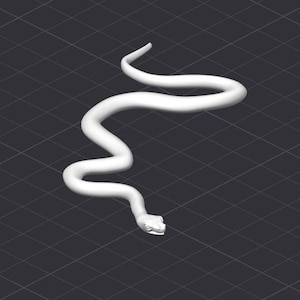 Orm STL 3D-skrivarfil Reptildjur