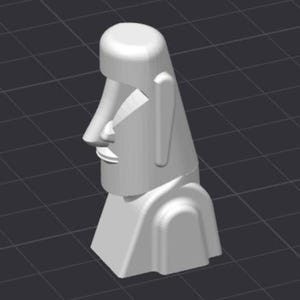 Moai Easter Island Statue STL 3D Printer File