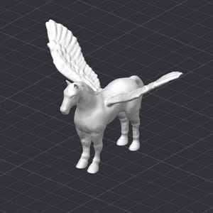 Pegasus Horse STL 3D Printer File Mythology Greek Myth Animal