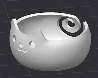 猫用コンテナ、毛糸ボウル、カップ、植木鉢、プランター、STL 3Dプリンターファイル
