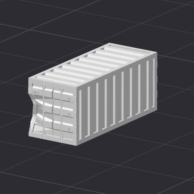 Damaged Shipping Container Crushed STL 3D Printer File - Etsy