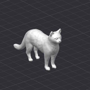 Cat STL 3D Printer File Kitten