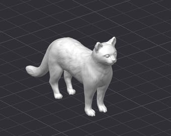 Cat STL 3D Printer File Kitten