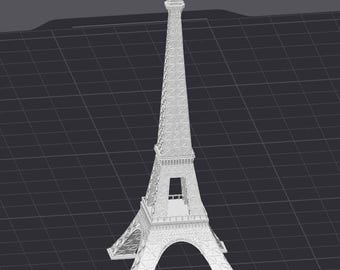 Eiffelturm Paris Frankreich STL 3D Drucker Datei