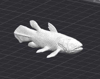 Coelacanth Fish STL 3D Printer File