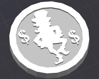 Kobold Münze Irish St Patrick's STL 3D Drucker Datei
