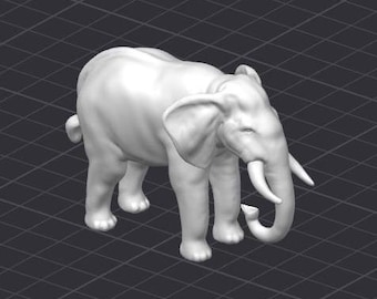 Elephant STL 3D Printer File