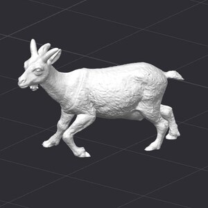 Goat STL 3D Printer File Farm Animal