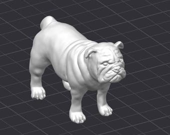 Bull Dog Bulldog STL 3D Printer File