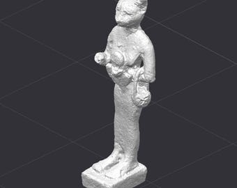 Bastet Egyptian Cat Goddess STL 3D Printer File Artifact