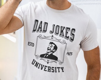 Personalized Dad Jokes University Shirt, Fathers Day Gift, Funny Dad Shirt, Best Dad Tee, Custom Dad Gift, Dad Birthday Gift, Dad College