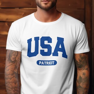 USA Patriot Shirt, 4th of July Tshirt, Patriotic Shirt, American Pride Tee, Vintage USA Shirt, Independence Day Gift, Veteran Patriot Shirt