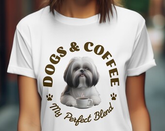 Shih Tzu Coffee Shirt: Dog Lover Gift Tee