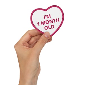 Patchs thermocollants Baby Milestone