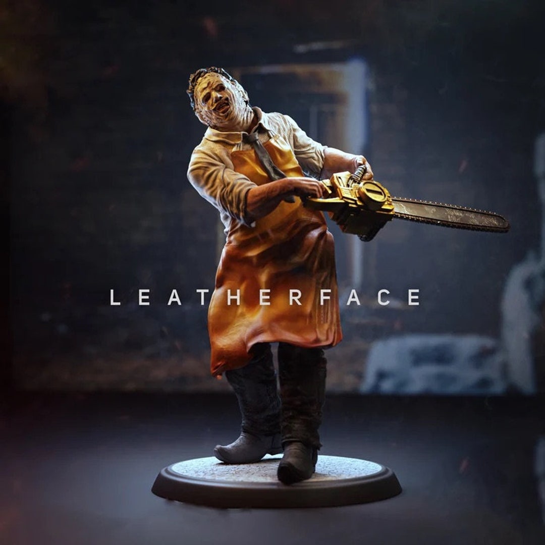 Leatherface Chainsaw Horror Movie 3D STL File Massacre Halloween Elm