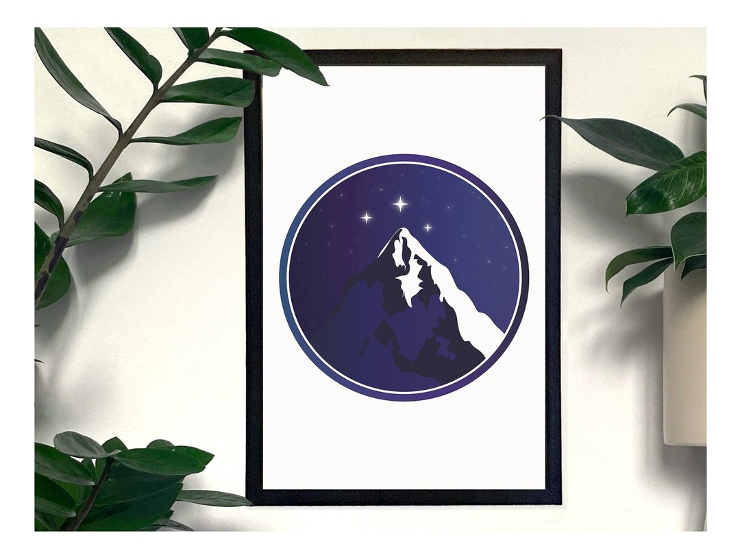 Ramiel Mountain Velaris Night Court Printable - Minimalist ACOTAR ...
