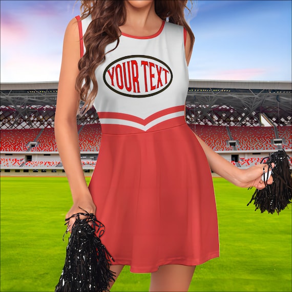 cheerleading jersey dress Custom Uniform: Personalized Cheer MerchFabric:TAFFETA