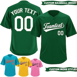 Custom Embroidered Baseball Jersey: Personalized Team Uniform