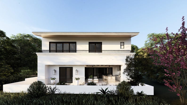 Simple Rendered Homes PHOTOREALISTIC RENDER EXTERIOR 3D Design Architecture Renovation ...