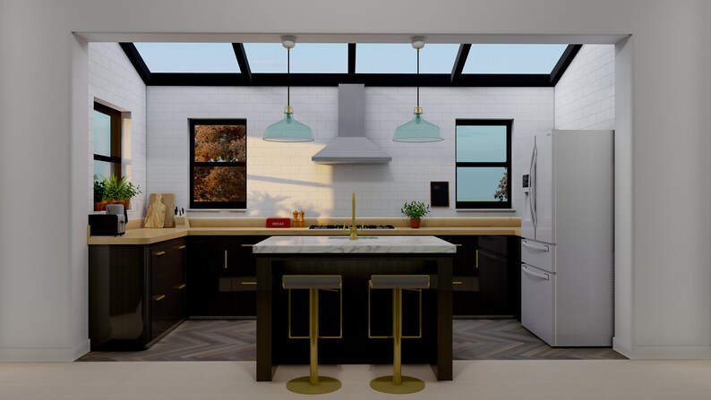 PHOTO-REALIST INTERIOR RENDER 3D Design Architecture Kitchen ...