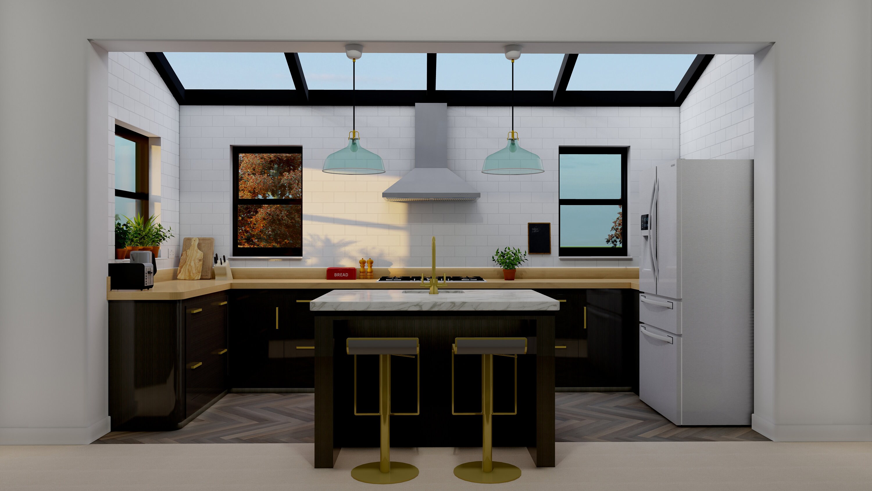 PHOTO-REALIST INTERIOR RENDER 3D Design Architecture Kitchen ...