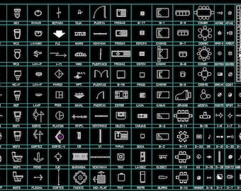 AUTOCAD DWG 2D BLOCKS: Humans, bathroom elements, cars, kitchen, furniture, electrical, hydraulic, north symbols, various drawings