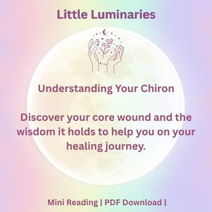 Understanding Your Chiron. Discover your core wound and the wisdom it holds. Astrology for self-healing.