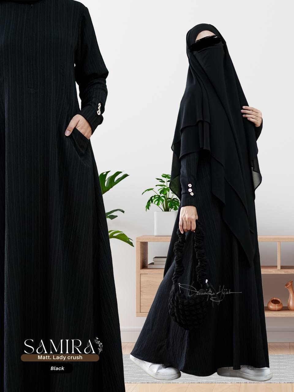 Double abaya clearance