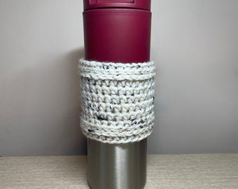 Crochet cup cosy/sleeve  pattern - Instant Download - video tutorial available