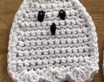 Patrón de posavasos fantasma de crochet - Descarga instantánea - Videotutorial disponible
