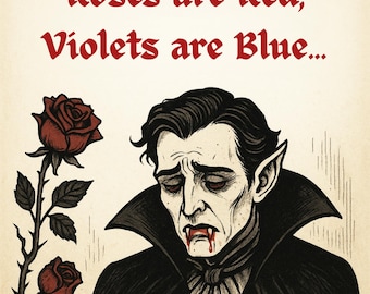Relationships Suck Anti-Valentine’s Day Card | Gothic Vampire Broken Heart Funny Dark Humor Greeting Card