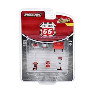 Miniature Greenlight Shop tools accessories Series 5 Phillips 66 6 pieces 1:64 scale image 4