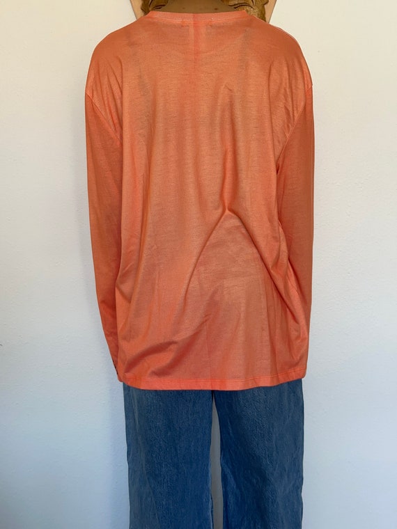 Thrifted Orange tuxedo long sleeve T-shirt, unise… - image 4