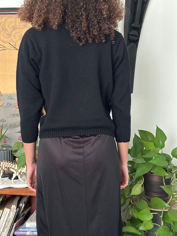 Black and brown sweater, women's small - image 2