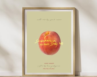 Call Me by Your Name (DIGITAL) Poster, Call Me by Your Name Print, Custom Poster, Vintage Inspired Poster, Vintage Poster, Minimalist Home