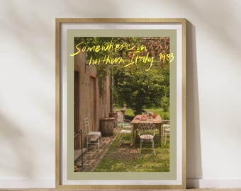 Call Me By Your Name (DIGITAL) Film Print Somewhere in Northern Italy Garden, Wall Art, Timothée Chalamet, Guadagnino, Italian, Summer