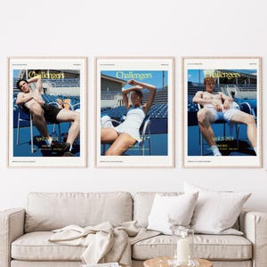 SET OF 3 (DIGITAL) Challengers Movie Poster 2024 Film - Room Decor Wall Art - Poster Gift For Him/Her