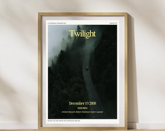 Twilight Forks (DIGITAL) Print for Twilight Lovers (2008) Movie Posters | Cinema Posters | Home Decor | Wall Art | Vampires | Werewolves