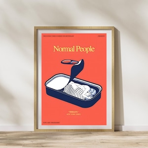 Normal People (DIGITAL) Poster Minimalist Tv Serie Poster | Vintage Retro, Wand Kunst Druck Zuhause, Marianne, Connell TV Serie, Paul Mescal