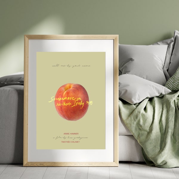 Call Me by Your Name Poster, Call Me by Your Name Print, Custom Poster, Vintage Inspired Poster, Vintage Poster, Minimalist Art, Home Art