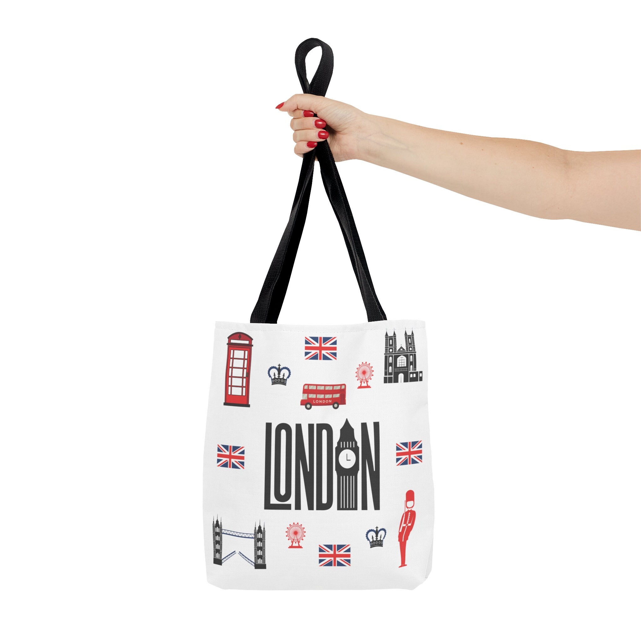 London Tote Bag London Theme London Vibes Trendy Tote Etsy