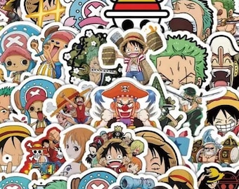 3 stks gepersonaliseerde stickers uit één stuk uit één stuk anime sticker set B waterdicht pvc, gemakkelijk te verwijderen voor notebooks, bagage en vr