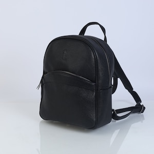 Sac à dos compact en cuir, petit sac à dos, petit sac vintage, sac à dos tendance, sac de voyage élégant