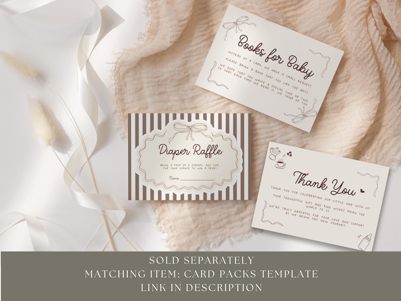 Editable Baby is Brewing Baby Shower Invitation, Coffee Baby Party Invite, Coffee Party, Bow Coquette, Espresso Party, Canva Template B001 image 10